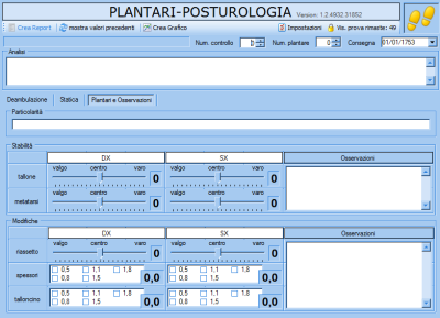 Cartella Clinica Posturologia